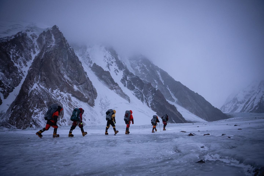 Nepali climbers are one step closer to making history on Mt K2, as they reach the highest point