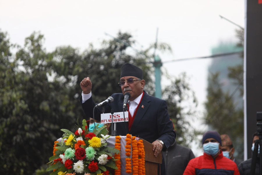 Dahal seeks international support to save democracy in Nepal