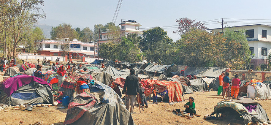 Badi people’s sit-in continues for two weeks
