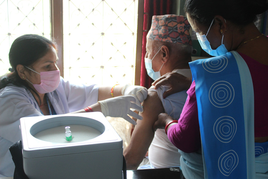 Few people take Covid-19 jabs in Lumbini