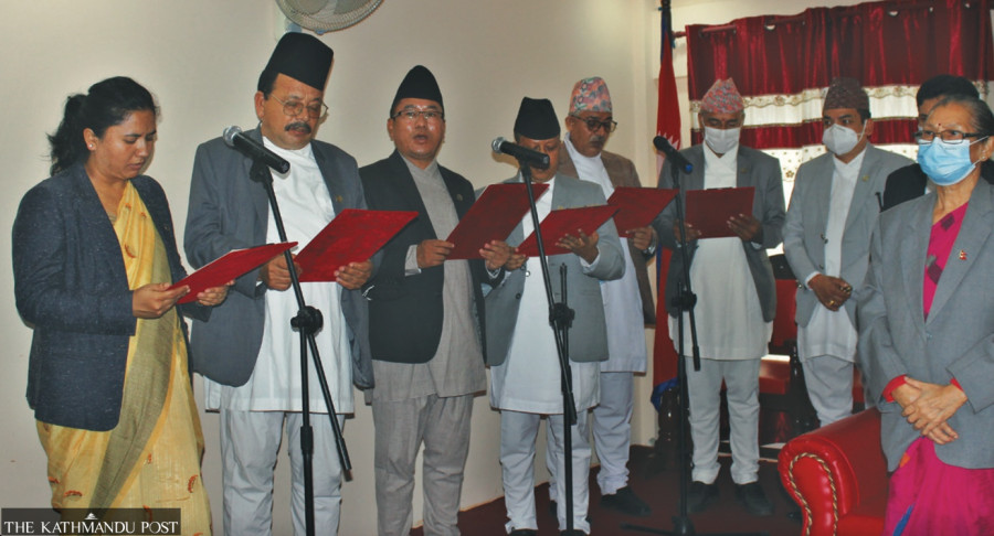 Shakya’s minority government in Bagmati appoints new ministers