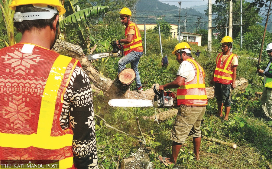 Muglin-Pokhara road expansion work begins