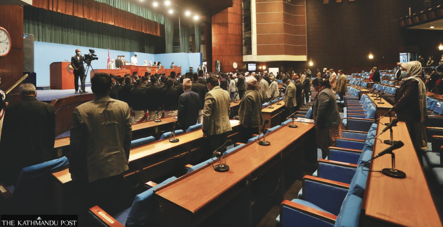 Dispute between UML and Speaker continues as House reconvenes