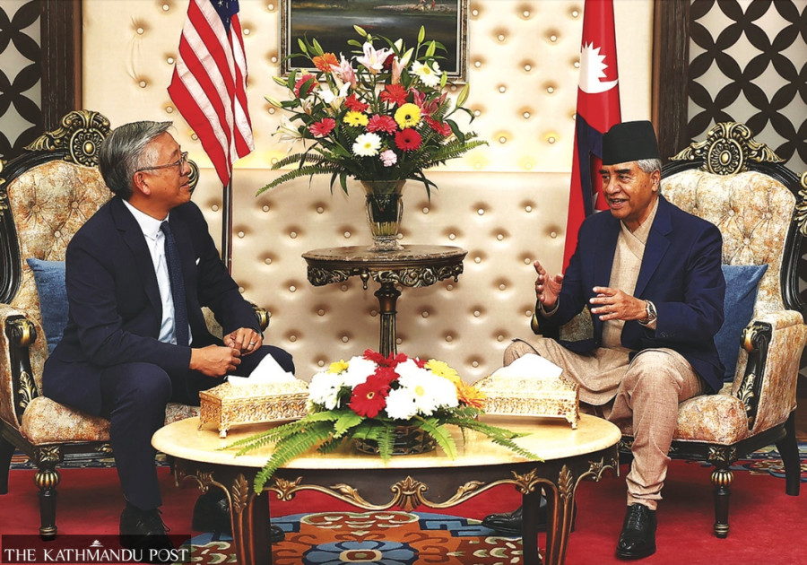 Visiting US official urges Deuba to ratify MCC compact at the earliest