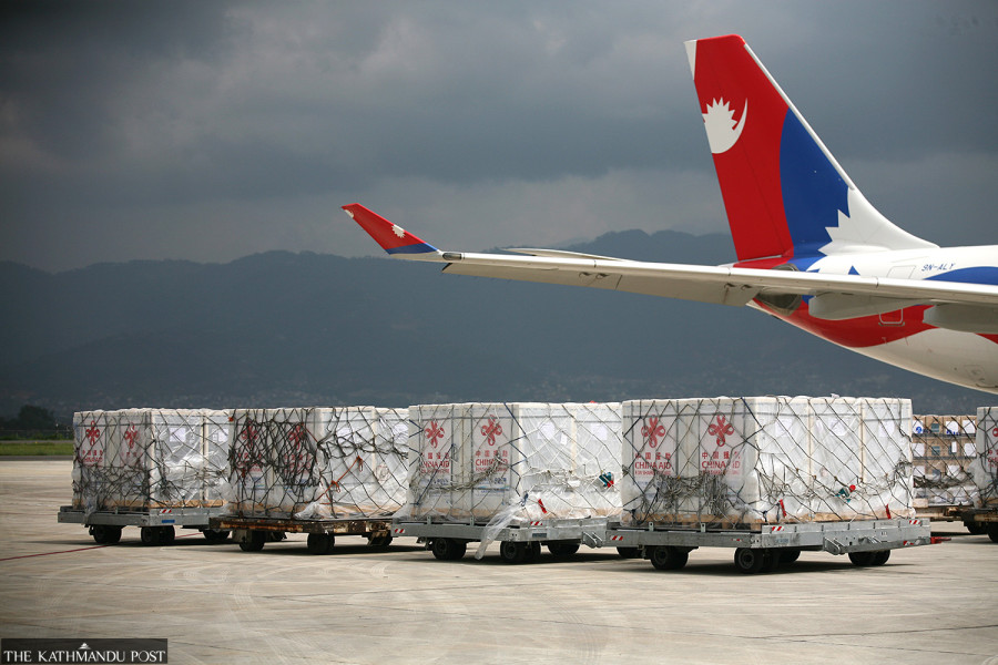 First consignment of Sinopharm’s Vero Cell vaccines bought from China arrives in Kathmandu