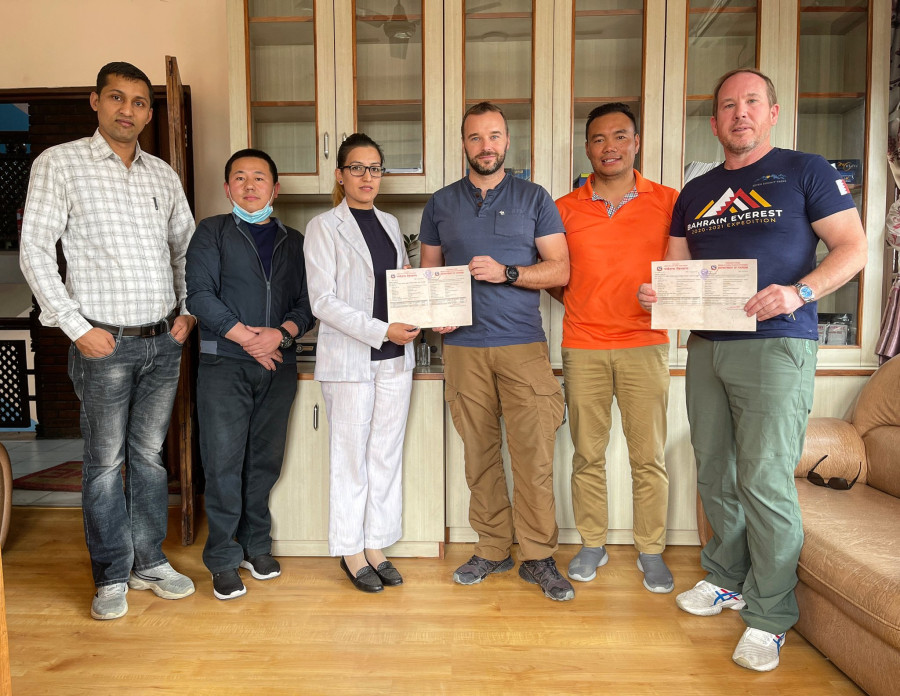 Nepal issues first Everest climbing permit after a year