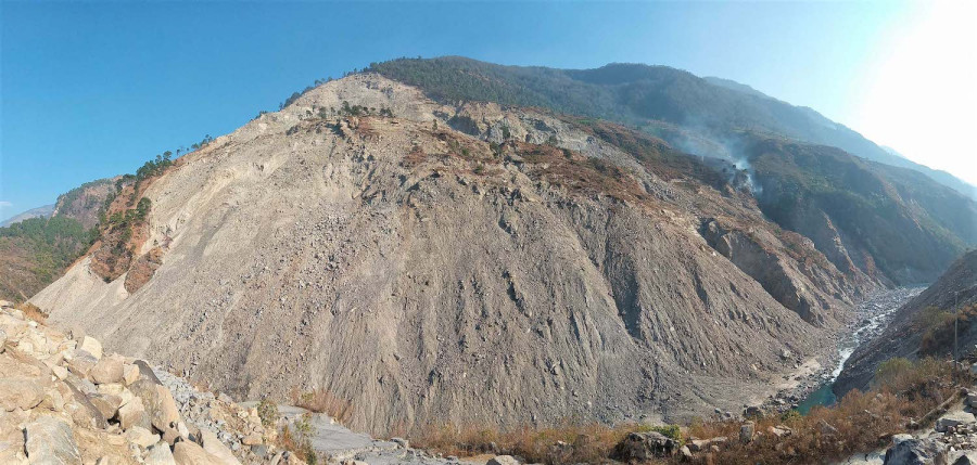 Floods, landslides plague people living on banks of Budhiganga