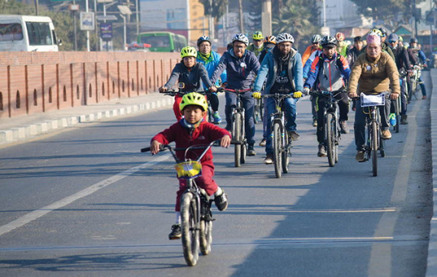 Lalitpur on its way to becoming cycle-friendly city but Kathmandu lags behind