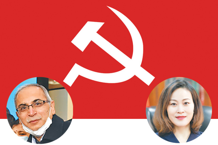 Diplomats are meeting political leaders but Foreign Ministry is unaware