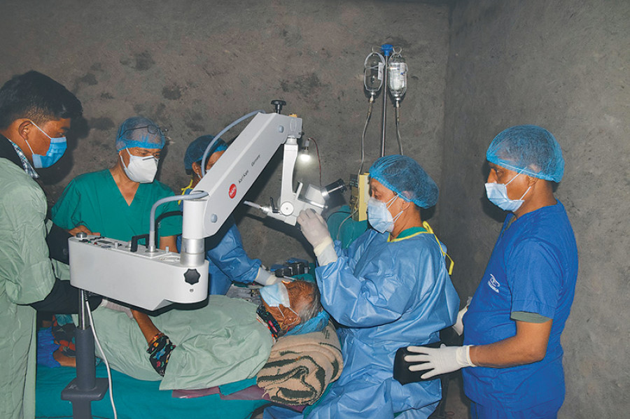 Ministry of Social Development in Sudurpaschim delays funds for Saipal eye camp