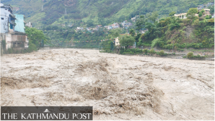 Rise in water level of Mahakali river puts several settlements at risk of flooding