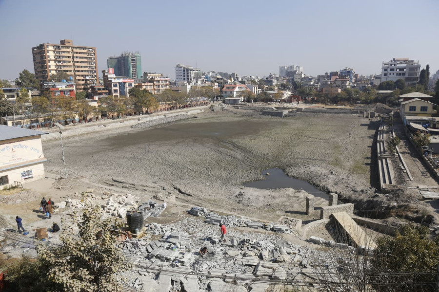 Department of Archaeology to inspect Kamal Pokhari restoration site