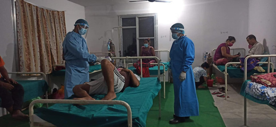 With hospitals occupied, Covid-19 patients are dying at home