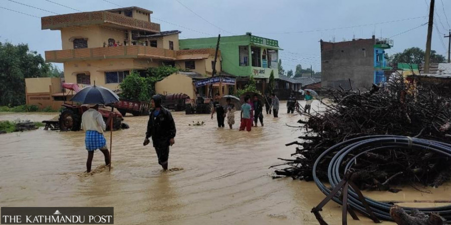 Ratu River has inundated around 900 houses in Tilgadh since Thursday night