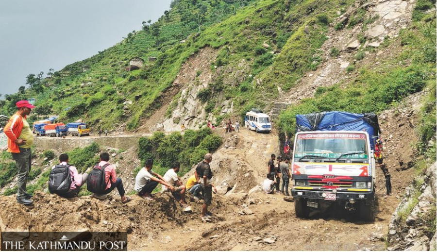 Authorities indifferent to poor state of Karnali road
