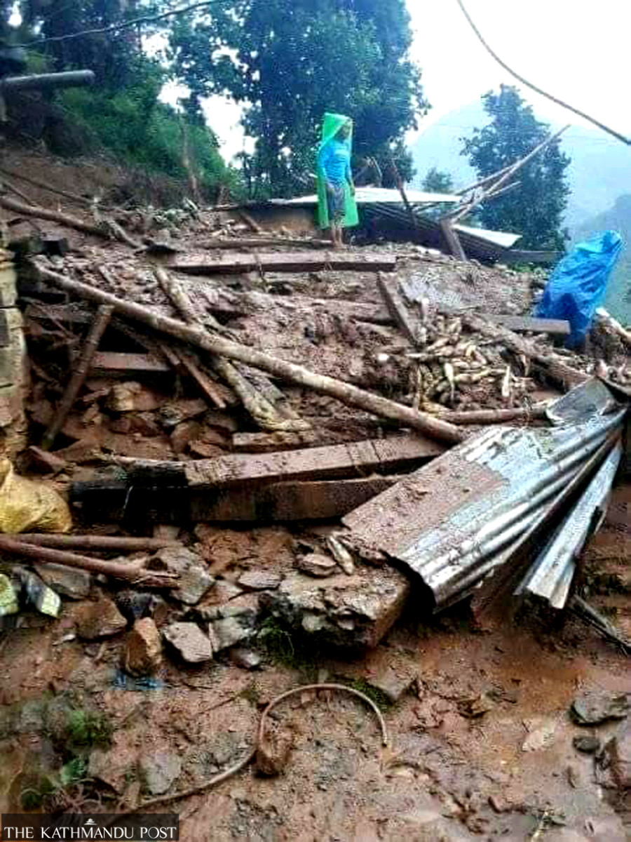 At least four killed, two missing in separate landslides