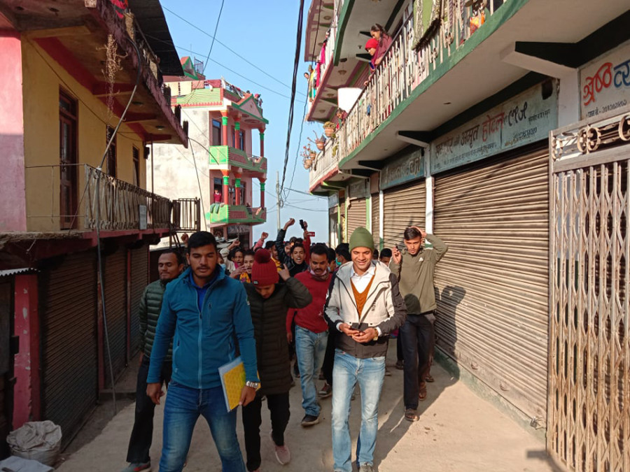 Students launch protest against alleged swindling by two colleges in Rukum (West)