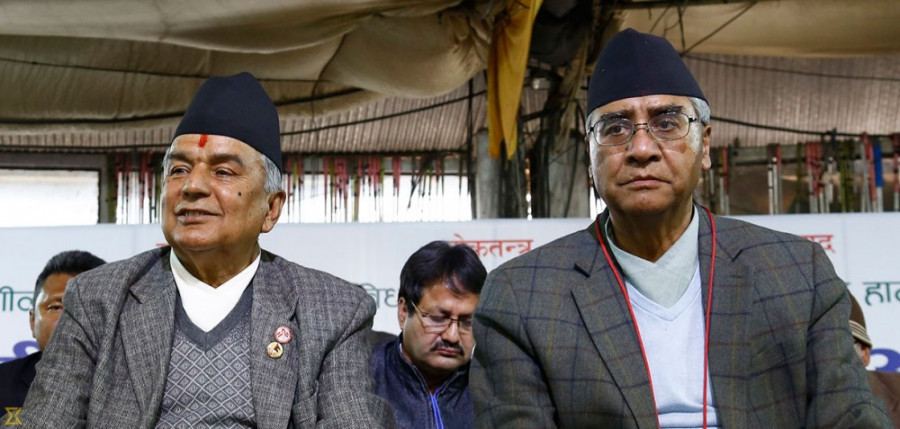 Deuba, Poudel struggle to forge common stance on House dissolution