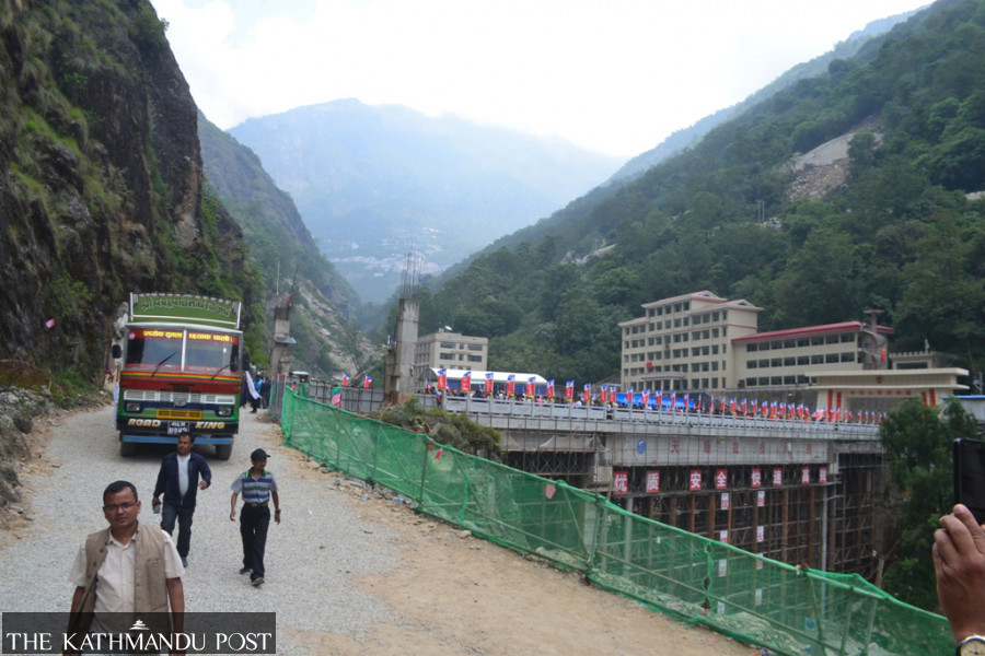 Vital medical supplies stuck at Tatopani border point due to damaged road