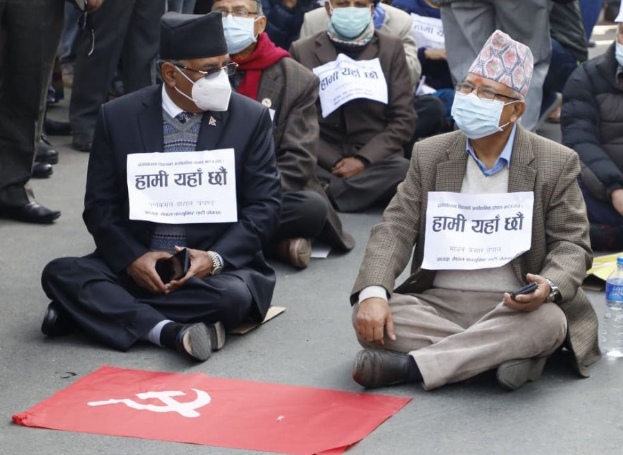 Oli to focus on polls, rival camp on protests
