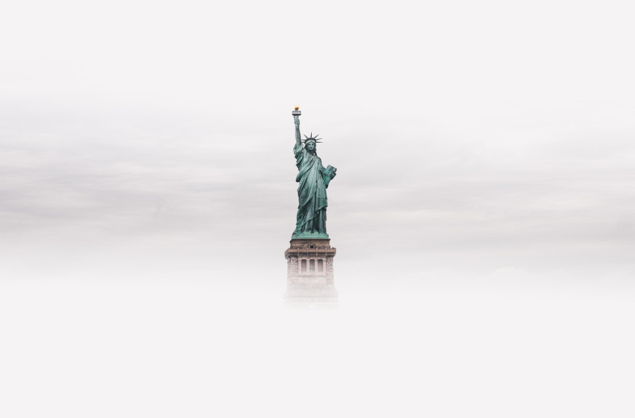 Asian demonstrators and the American Dream