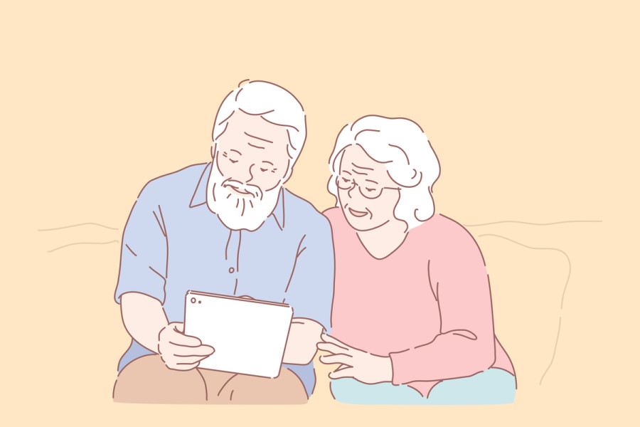 Online art sessions for older adults