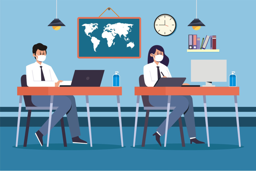 Reverting to physical classrooms