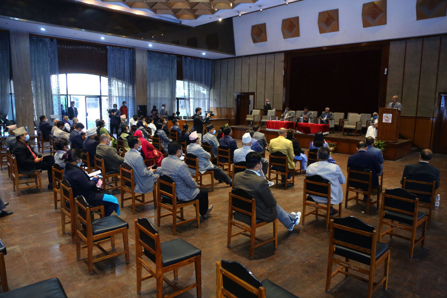 Congress lawmakers against backing Oli and rather for leading new government