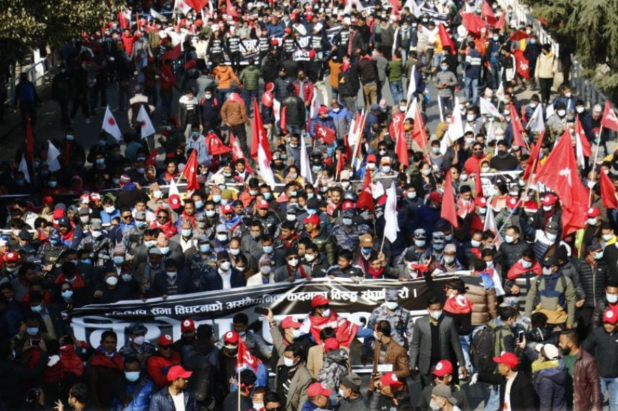 Dahal-Nepal faction of Nepal Communist Party to hold nationwide protests from Jan 4 to Feb 5