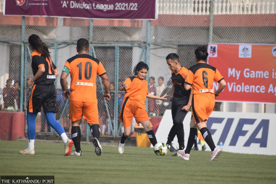 Football friendly marks campaign to end violence against women