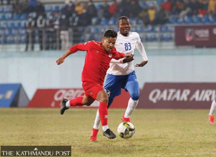 Lama scores as Police beat Jawalakhel
