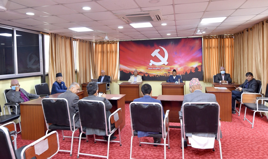 The spectre of split hovers above UML even as Oli, Nepal hold talks in fence-mending bid