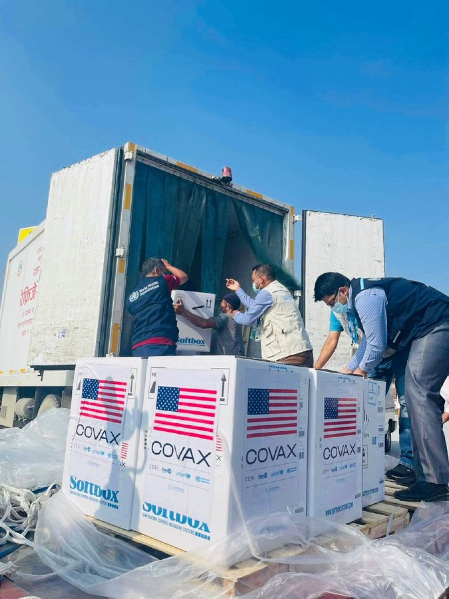 Over 100,000 doses of Pfizer-BioNtech vaccine arrive in Nepal