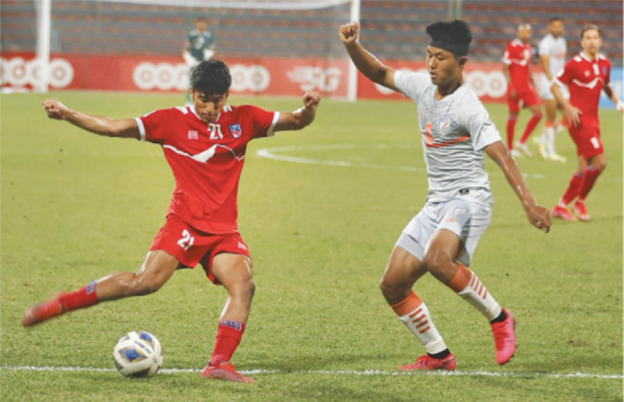Nepal suffer 1-0 loss to India