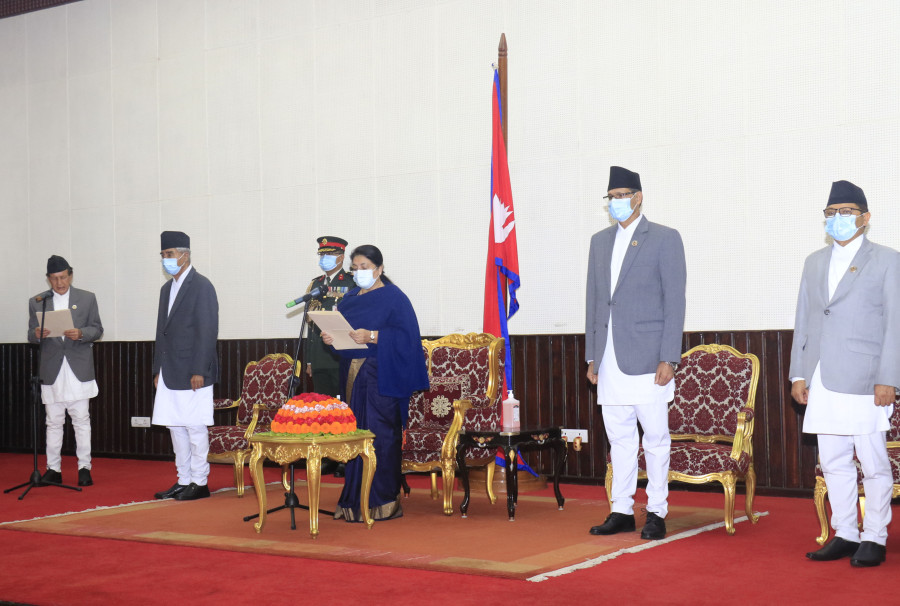 Congress’ Narayan Khadka sworn in as foreign minister