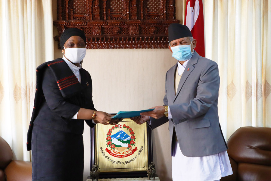 Sara Beysolow Nyanti is new United Nations resident coordinator in Nepal