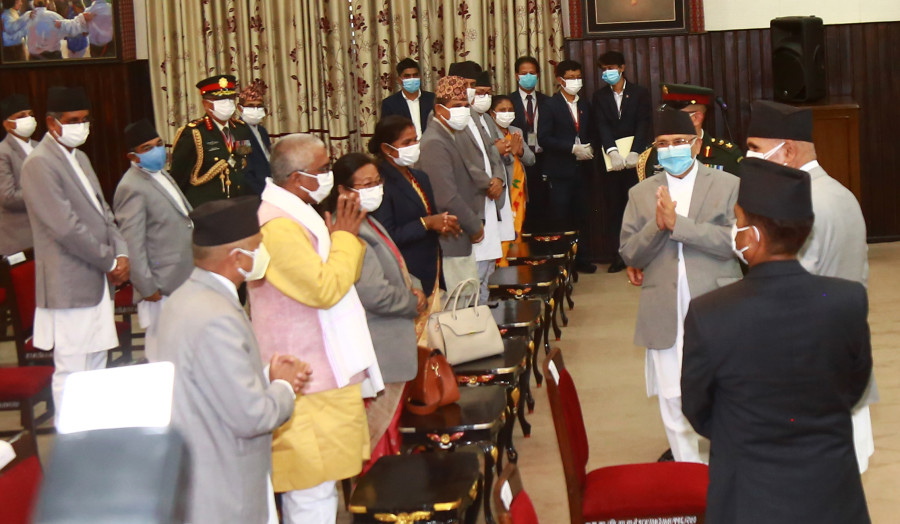 While he has yet to clarify his June 4 Cabinet expansion, Oli does it again