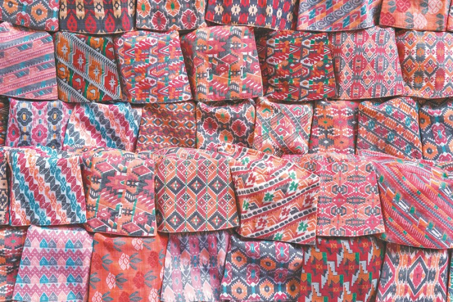 Sukmaya’s dhaka topi and shawl shop