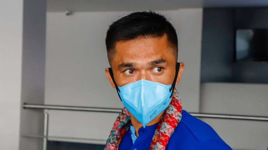 Indian football team arrive for Nepal friendlies
