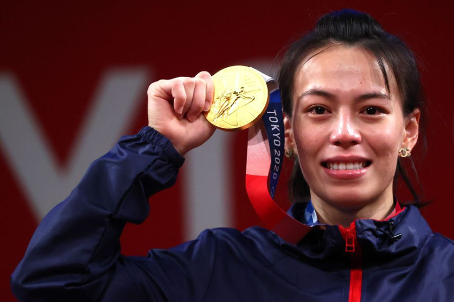 Taiwan’s Kuo wins gold in women’s 59kg