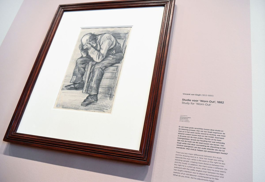 ‘Worn Out’: Dutch museum finds Van Gogh drawing of tired old man