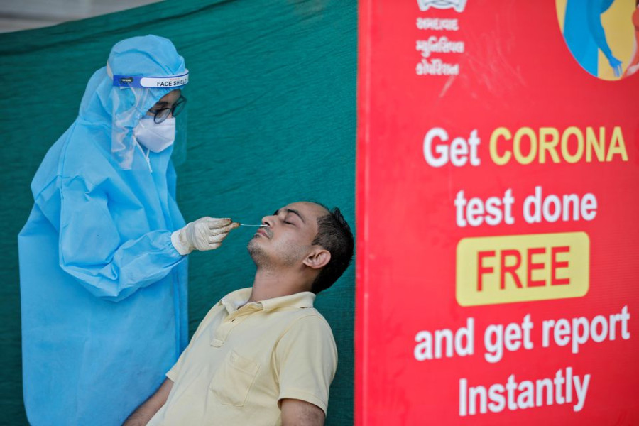 India Covid cases hold close to record highs as calls widen for national lockdown