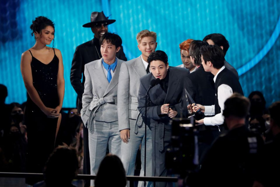 BTS named artist of the year at 2021 American Music Awards
