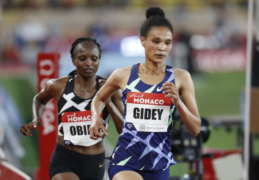 Ethiopia’s Gidey breaks half marathon world record