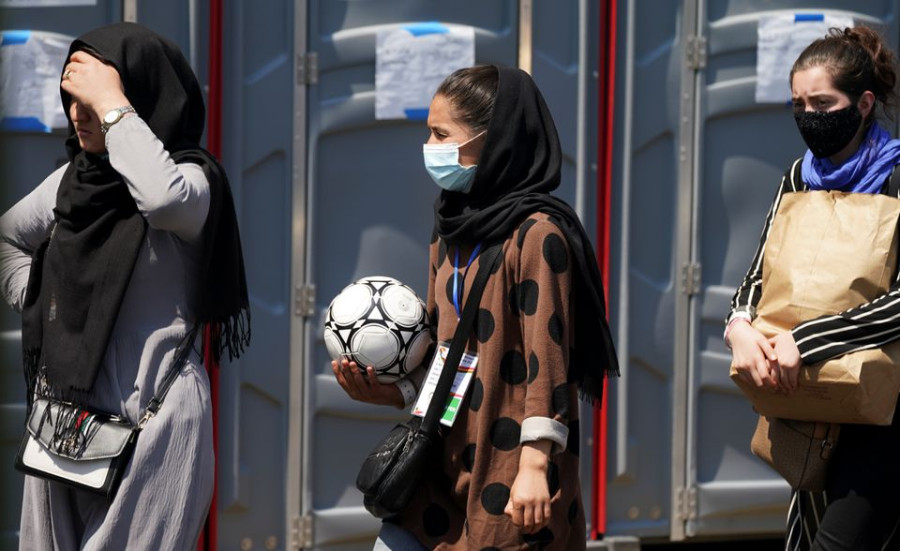 Afghan women's soccer team arrives in Pakistan: Information Minister