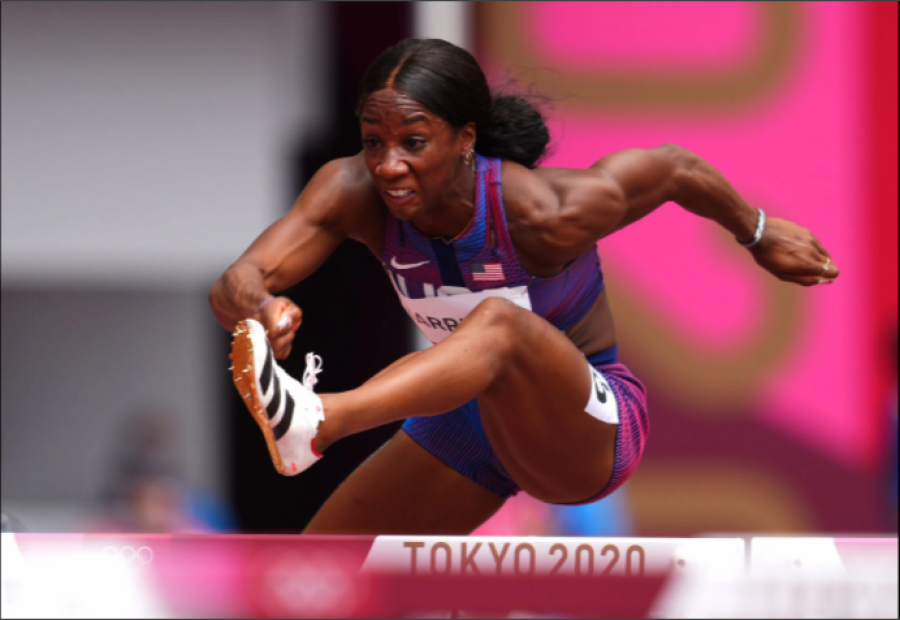 World record holder Harrison on course for gold dash