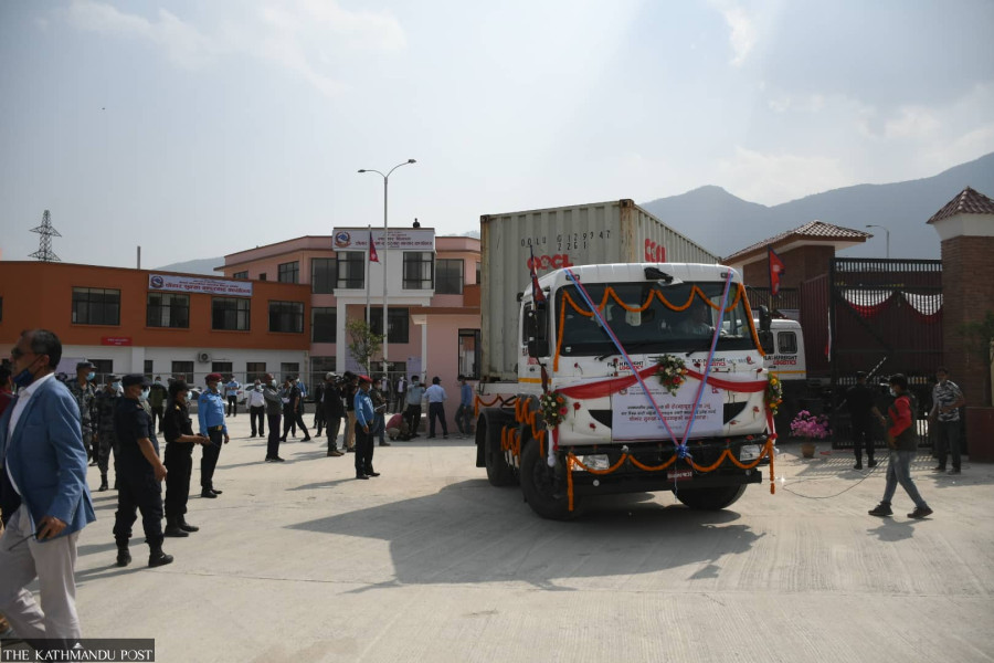 Chobhar dry port opens for business