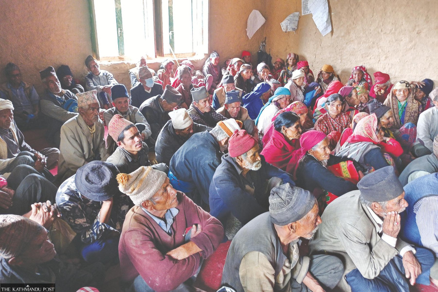 Khaptad Chhededaha starts distributing social security allowance from ward offices