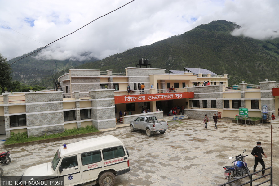 Mugu District Hospital without specialist doctors for past four months