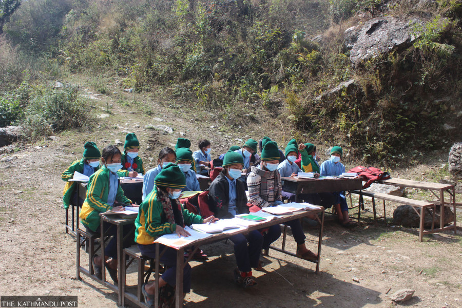 Prabhat Kiran school in Gorkha fails to get donors for reconstruction